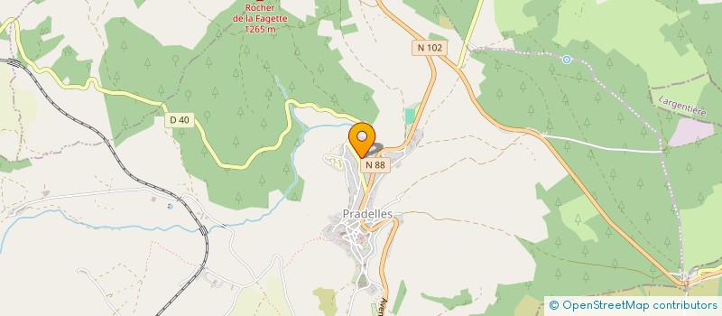 localisation de l'entreprise MONSIEUR PIERRE BOISSY  PRADELLES