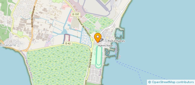 localisation de l'entreprise MONSIEUR PIERRE BOITEAU à HYERES