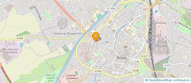 localisation de l'entreprise MONSIEUR PIERRE BOITTELLE  DOUAI