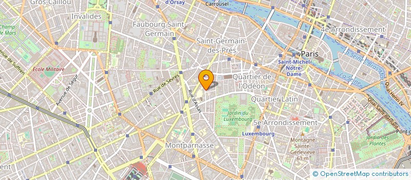 localisation de l'entreprise MONSIEUR PIERRE BOLUSSET  PARIS