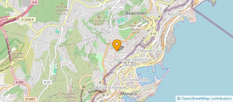localisation de l'entreprise MONSIEUR PIERRE BOLZONELLO à BEAUSOLEIL
