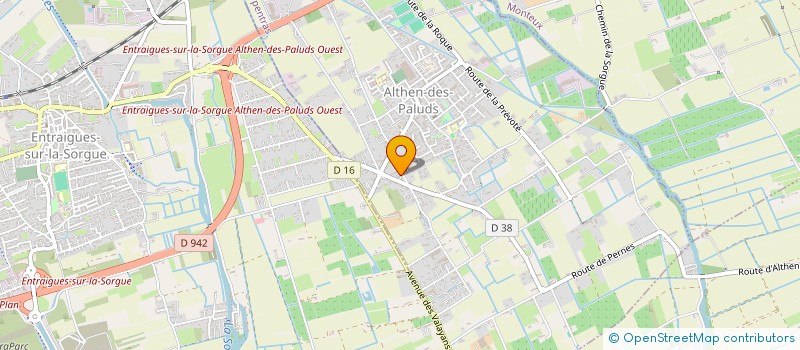 localisation de l'entreprise MONSIEUR PIERRE BOMMARITO  ALTHEN-DES-PALUDS