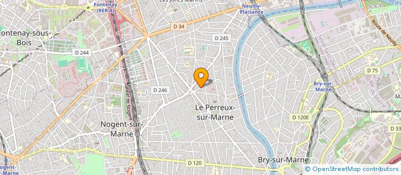 localisation de l'entreprise MONSIEUR PIERRE BON  LE PERREUX-SUR-MARNE