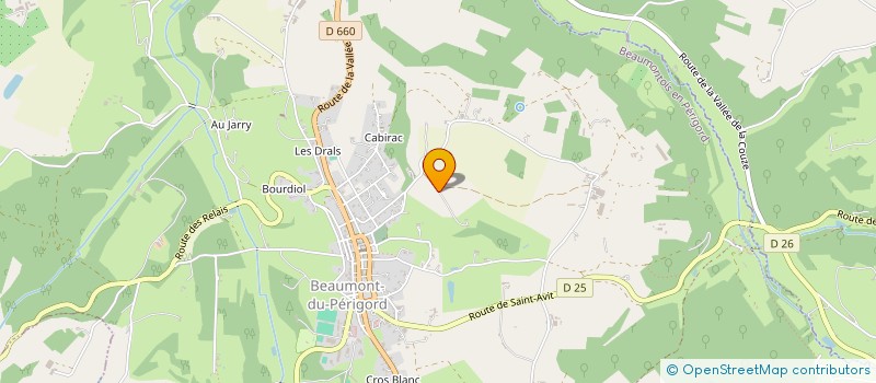 localisation de l'entreprise MONSIEUR PIERRE BONAL  NAUSSANNES