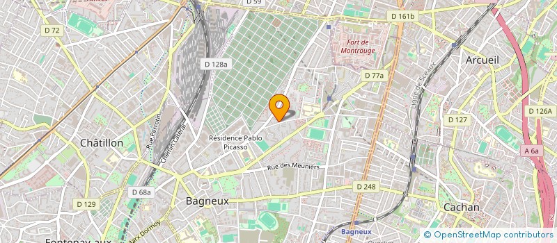 localisation de l'entreprise MONSIEUR PIERRE BONAMY à BAGNEUX