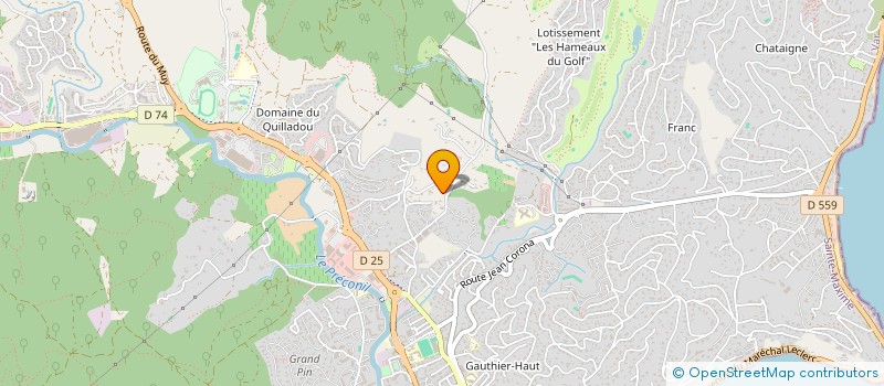 localisation de l'entreprise MONSIEUR PIERRE BONDAIN à SAINTE-MAXIME