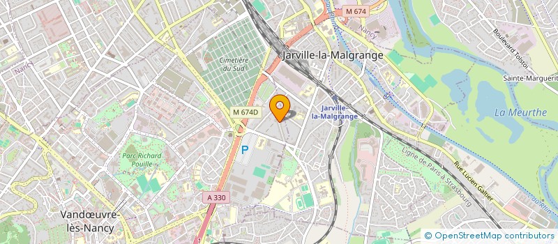 localisation de l'entreprise MONSIEUR PIERRE BONGARD  VANDUVRE-LES-NANCY