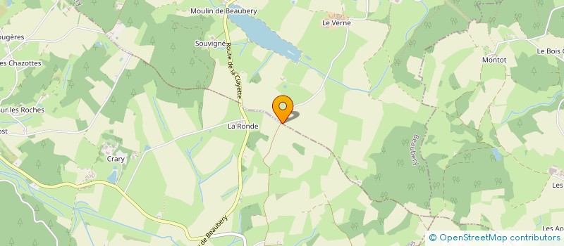 localisation de l'entreprise MONSIEUR PIERRE BONIN  BEAUBERY