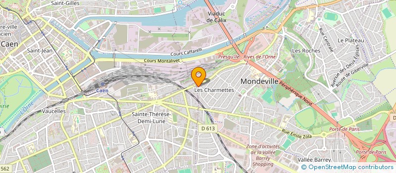 localisation de l'entreprise MONSIEUR PIERRE BONMARIN à MONDEVILLE