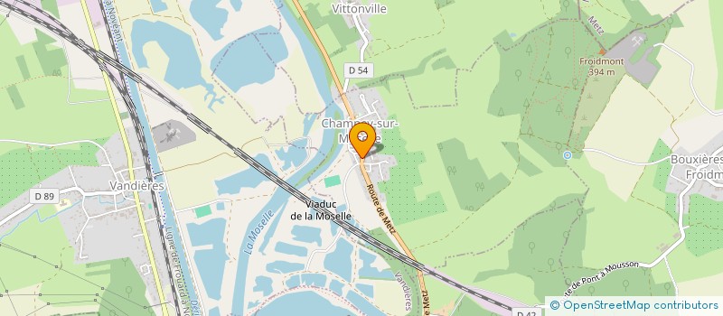 localisation de l'entreprise MONSIEUR PIERRE BONNABAUD  CHAMPEY-SUR-MOSELLE