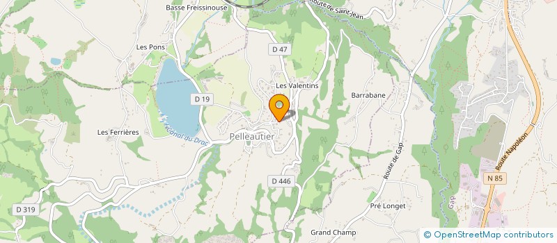 localisation de l'entreprise MONSIEUR PIERRE BONNARDEL  PELLEAUTIER