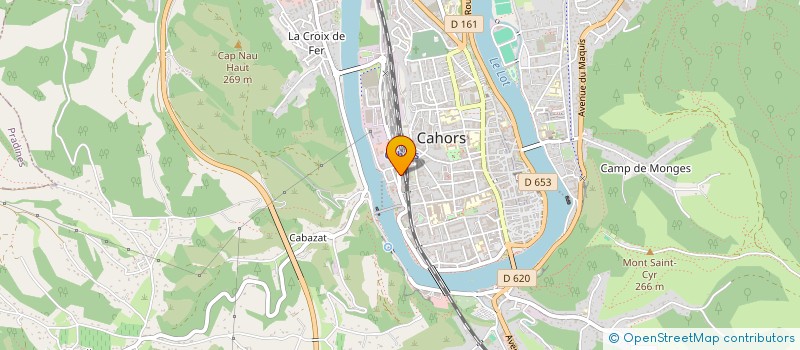 localisation de l'entreprise MONSIEUR PIERRE BONNAVE  CAHORS