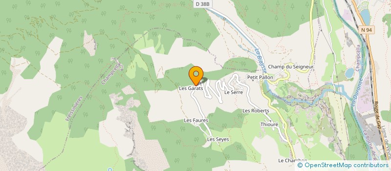 localisation de l'entreprise MONSIEUR PIERRE BONNEAU  CHAMPCELLA