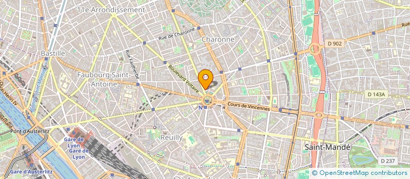 localisation de l'entreprise MONSIEUR PIERRE BONNEFILLE  PARIS