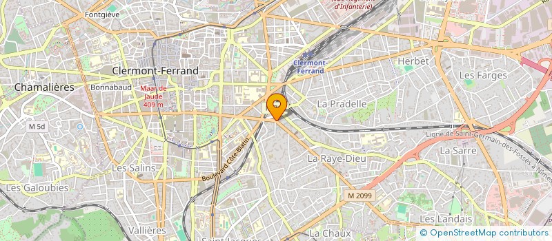 localisation de l'entreprise MONSIEUR PIERRE BONNEFOY  CLERMONT-FERRAND