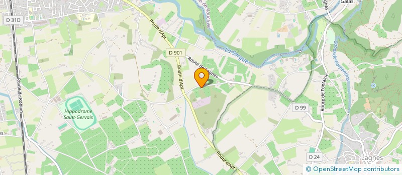 localisation de l'entreprise MONSIEUR PIERRE BONNET  L ISLE SUR LA SORGUE