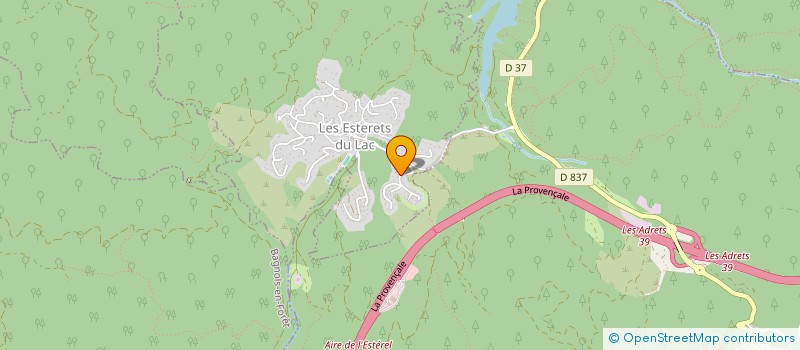 localisation de l'entreprise MONSIEUR PIERRE BONNET  MONTAUROUX