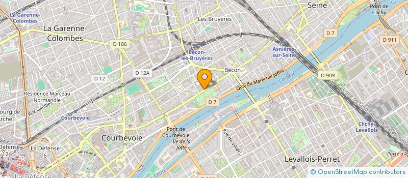 localisation de l'entreprise MONSIEUR PIERRE BONNIER à COURBEVOIE