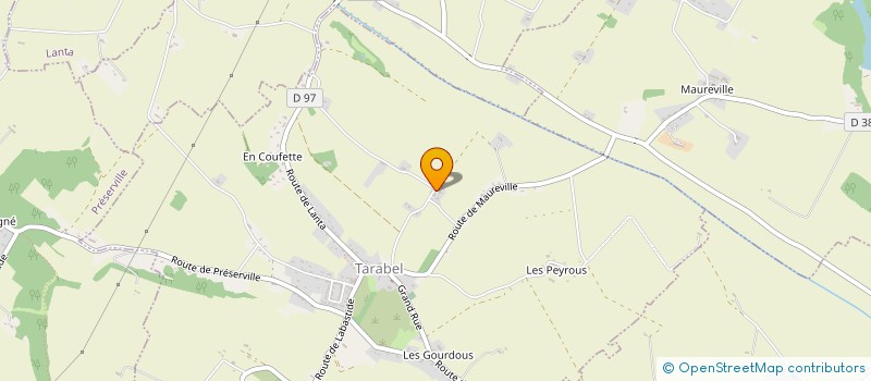 localisation de l'entreprise MONSIEUR PIERRE BONTEMPS  TARABEL