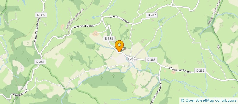 localisation de l'entreprise MONSIEUR PIERRE BORDENAVE  LYS