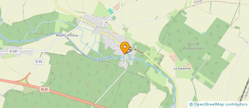 localisation de l'entreprise MONSIEUR PIERRE BORDEREAUX  ETOUY