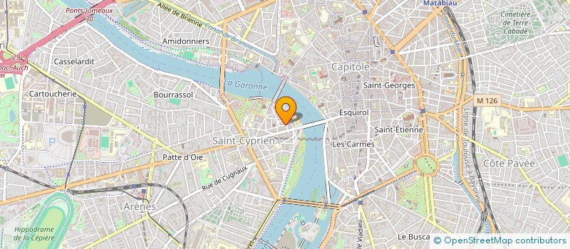localisation de l'entreprise MONSIEUR PIERRE BORDES à TOULOUSE