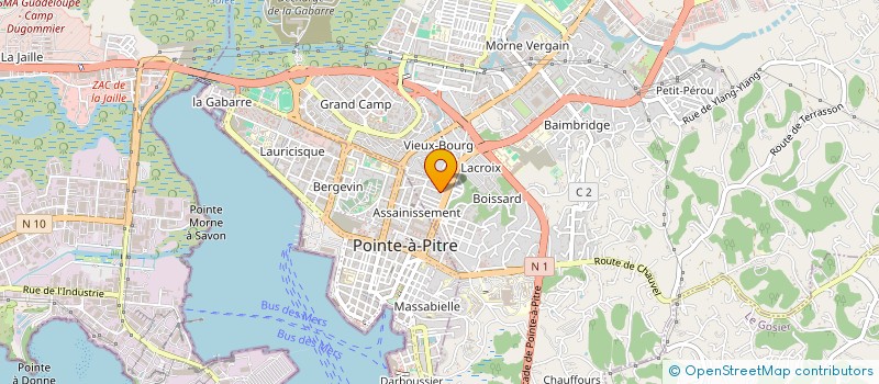 localisation de l'entreprise MONSIEUR PIERRE BOREL à LES ABYMES