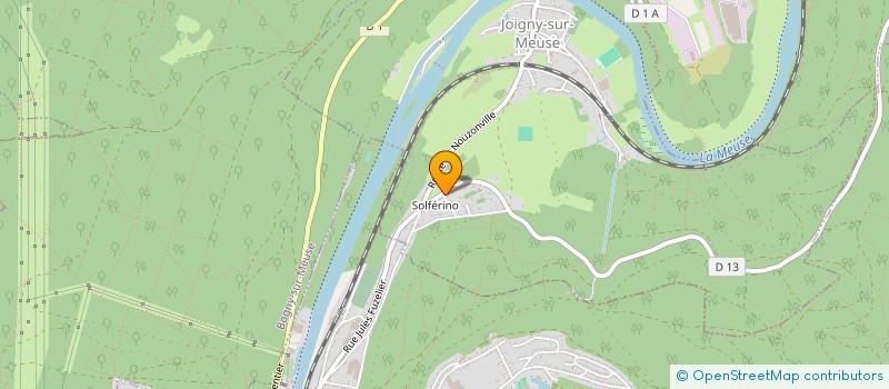localisation de l'entreprise MONSIEUR PIERRE BORGNET  JOIGNY-SUR-MEUSE