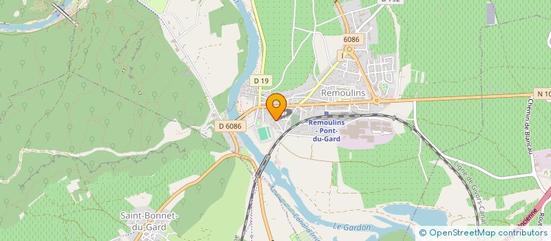 localisation de l'entreprise MONSIEUR PIERRE BORIE  REMOULINS