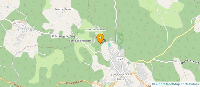 localisation de l'entreprise MONSIEUR PIERRE BORIES  LIMOGNE-EN-QUERCY