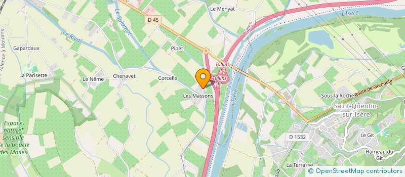localisation de l'entreprise MONSIEUR PIERRE BORMANN à TULLINS