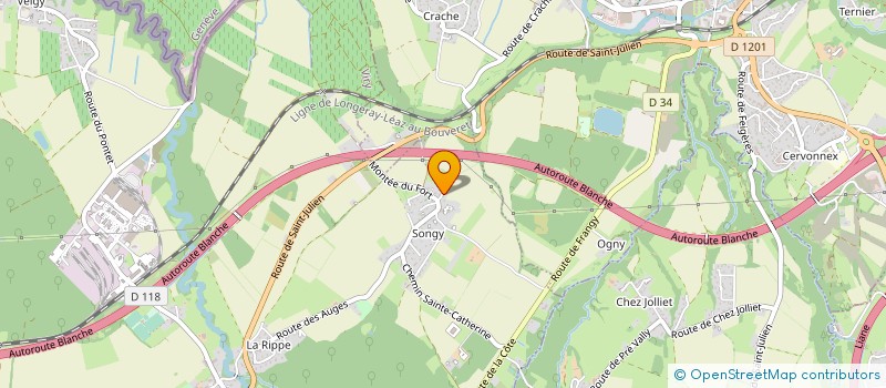 localisation de l'entreprise MONSIEUR PIERRE BOSONI  VIRY