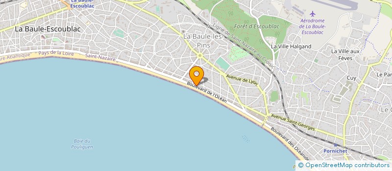localisation de l'entreprise MONSIEUR PIERRE BOSSARD à LA BAULE-ESCOUBLAC