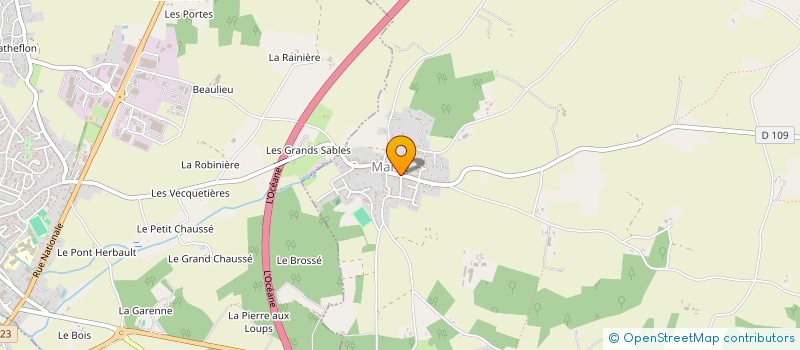 localisation de l'entreprise MONSIEUR PIERRE BOSSARD  MARCE