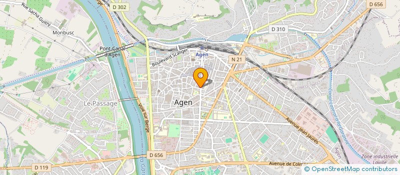 localisation de l'entreprise MONSIEUR PIERRE BOSSY à AGEN
