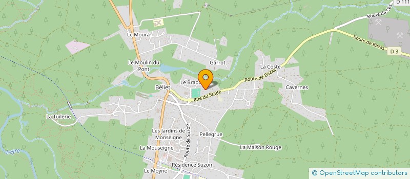 localisation de l'entreprise MONSIEUR PIERRE BOTH  BELIN-BELIET