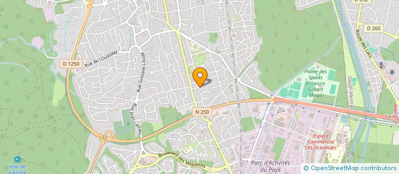 localisation de l'entreprise MONSIEUR PIERRE BOTHOREL  LA TESTE DE BUCH