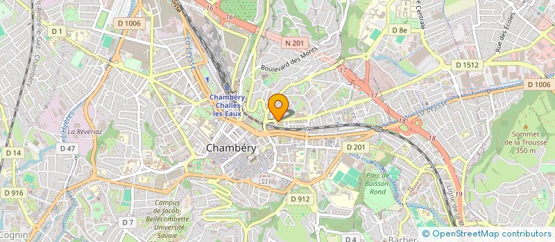 localisation de l'entreprise MONSIEUR PIERRE BOTTOU à CHAMBERY