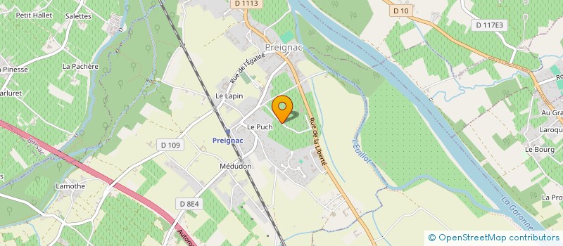 localisation de l'entreprise MONSIEUR PIERRE BOU à PREIGNAC
