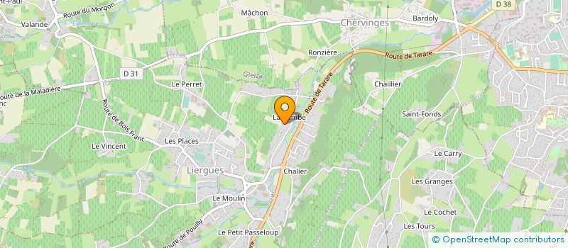 localisation de l'entreprise MONSIEUR PIERRE BOUCAUD à PORTE-DES-PIERRES-DOREES