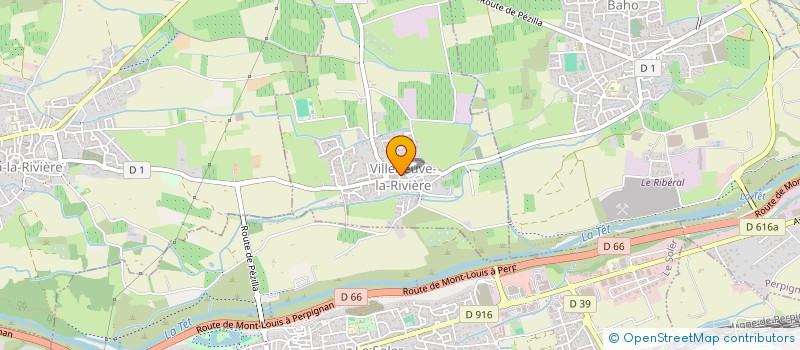 localisation de l'entreprise MONSIEUR PIERRE BOUCHADEL  VILLENEUVE-LA-RIVIERE