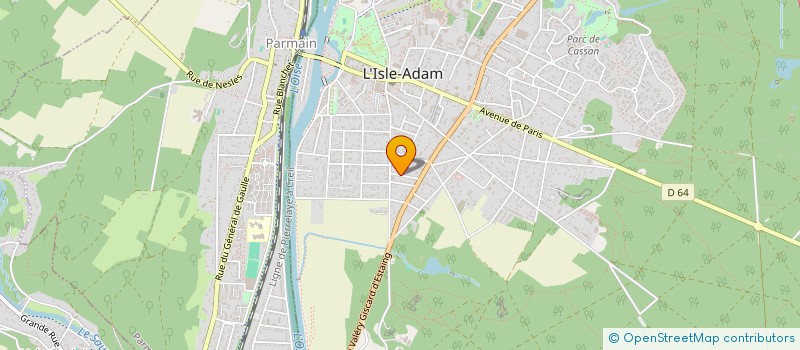 localisation de l'entreprise MONSIEUR PIERRE BOUCHARE  L'ISLE-ADAM