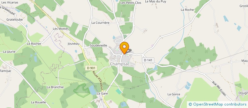 localisation de l'entreprise MONSIEUR PIERRE BOUCHAUD à CHALUS