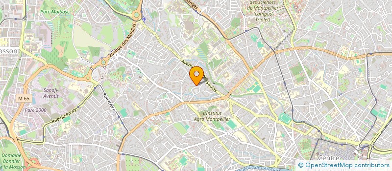 localisation de l'entreprise MONSIEUR PIERRE BOUCHE à MONTPELLIER