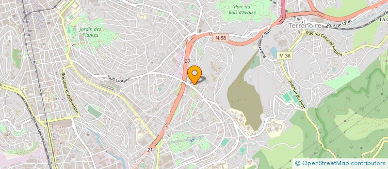 localisation de l'entreprise MONSIEUR PIERRE BOUCHER  SAINT-ETIENNE