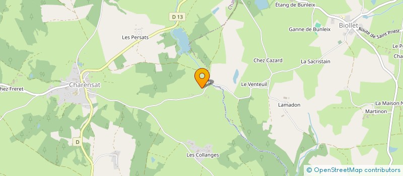 localisation de l'entreprise MONSIEUR PIERRE BOUCHET à CHARENSAT