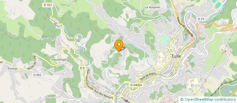 localisation de l'entreprise MONSIEUR PIERRE BOUCHET  TULLE