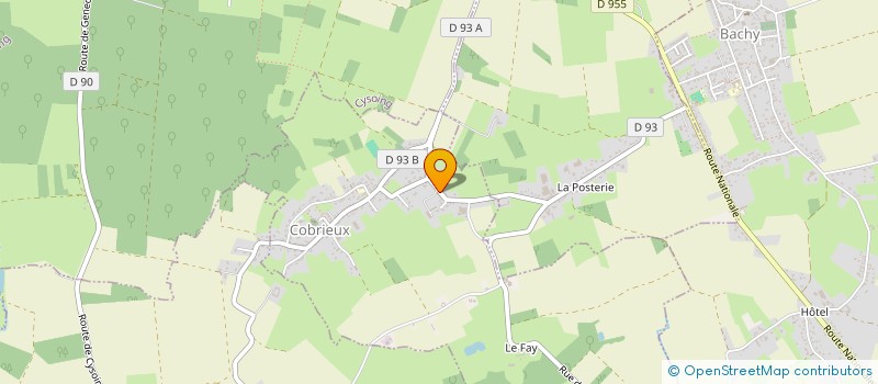 localisation de l'entreprise MONSIEUR PIERRE BOUCHEZ à COBRIEUX