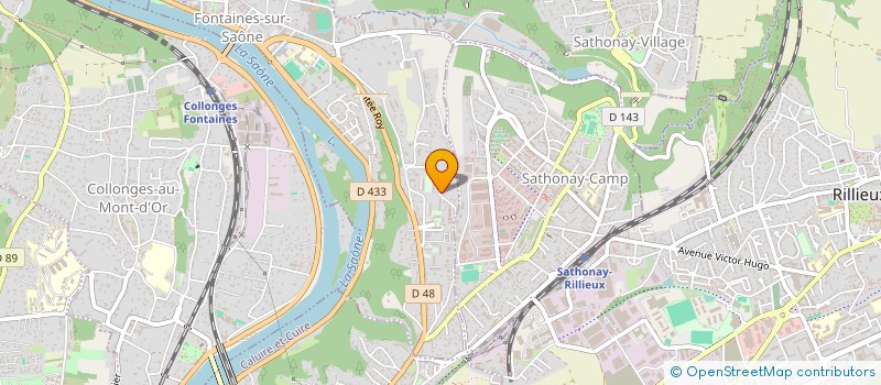 localisation de l'entreprise MONSIEUR PIERRE BOUDINEAU  FONTAINES-SUR-SAONE