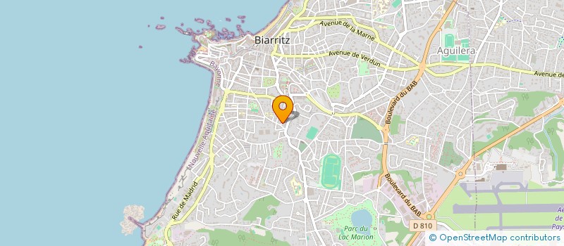 localisation de l'entreprise MONSIEUR PIERRE BOUE-DUBERGE à BIARRITZ